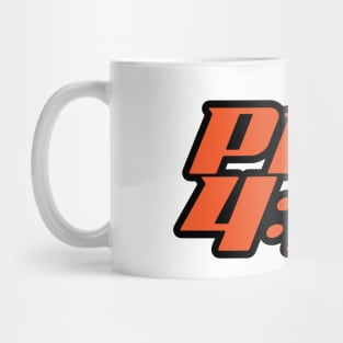 Philippians 4:13 - Bible Verse 2 Orange WHT Mug